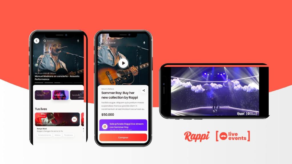 No Rappi Live Events, a empresa aposta nas lives como os eventos do futuro.