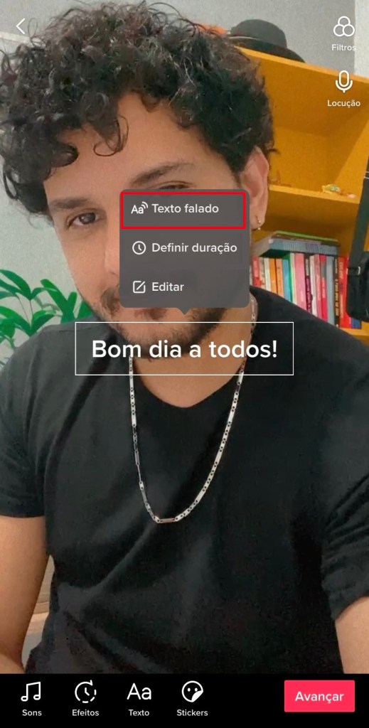 como colocar voz robo nos textos do tiktok