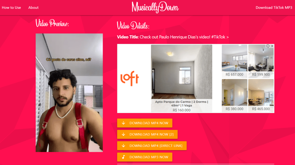 como fazer download de video no TikTok sem a logo